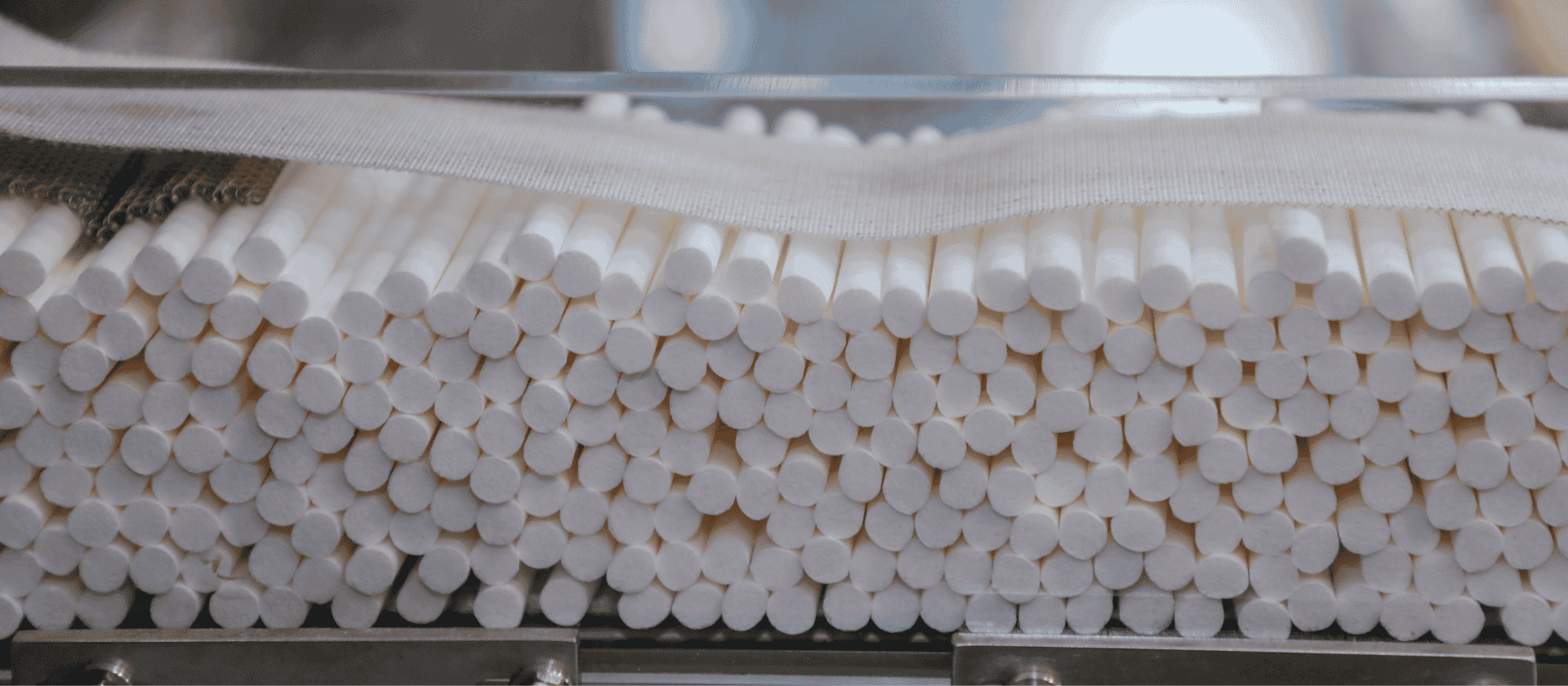 sustainable cigarette filters manufactured on FORTE C filter machine